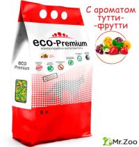 ECO Premium Тутти-фрутти наполнитель древесный ягоды 1,9 кг