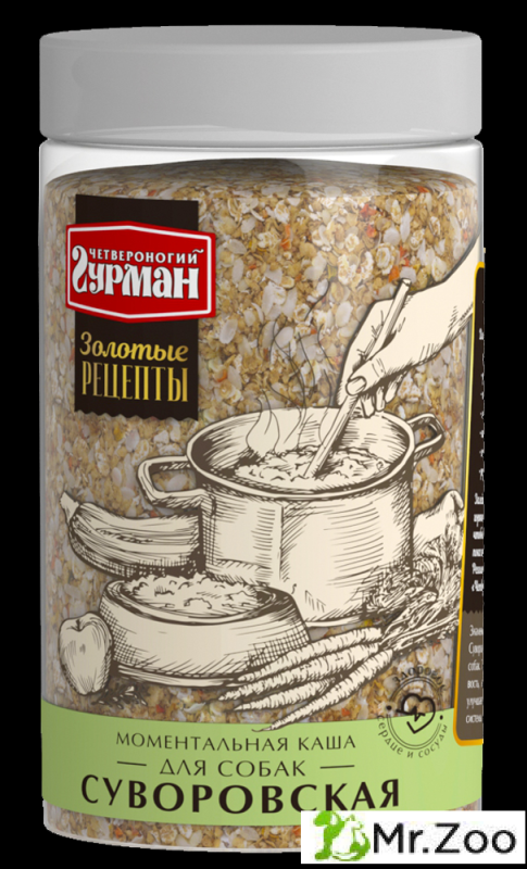 Каша для собак Четвероногий гурман "Золотые Рецепты. Суворовская",