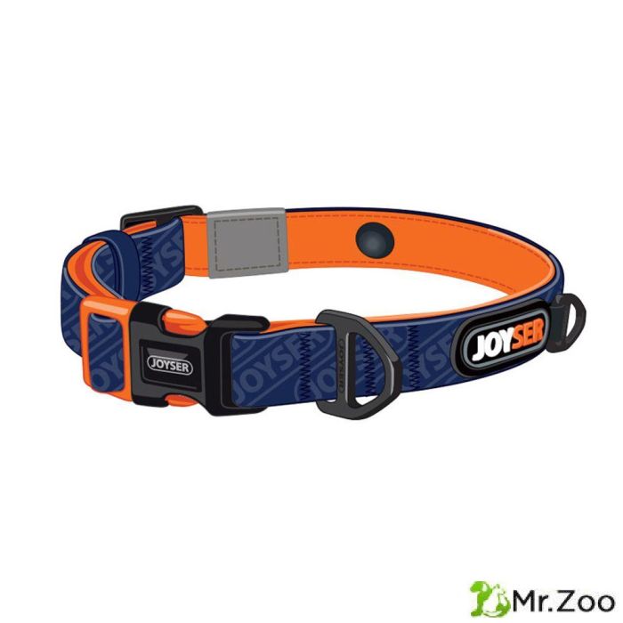 Ошейник для собак JOYSER Walk Base Collar M/340*15*3 синий с оранжевым