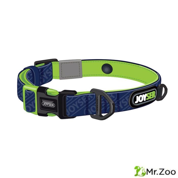 Ошейник для собак JOYSER Walk Base Collar XL/620*25*3 синий с зеленым