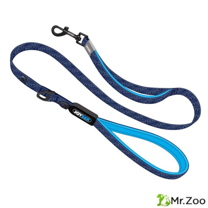 Поводок для собак JOYSER Walk Base Leash L/1200*20*3 синий с голубым