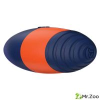 Игрушка для собак JOYSER Active Резиновый мяч регби с пищалкой M синий, 15 см