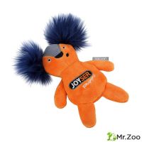 Игрушка для собак JOYSER Puppy Белка со сменной пищалкой S оранжевая, 15 см