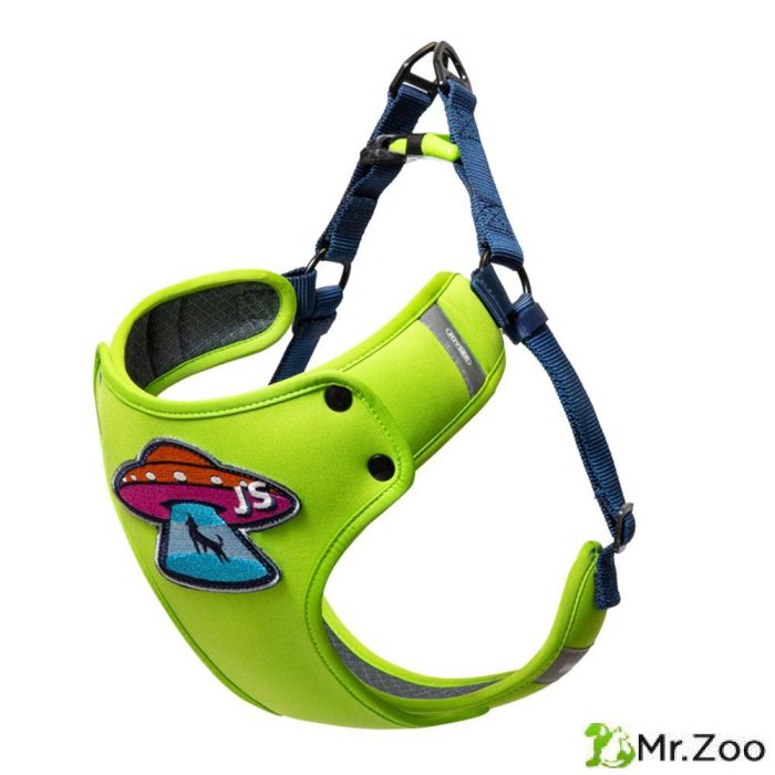 Мягкая шлейка для собак JOYSER Walk Mood Harness XL/533*25*5 зеленая