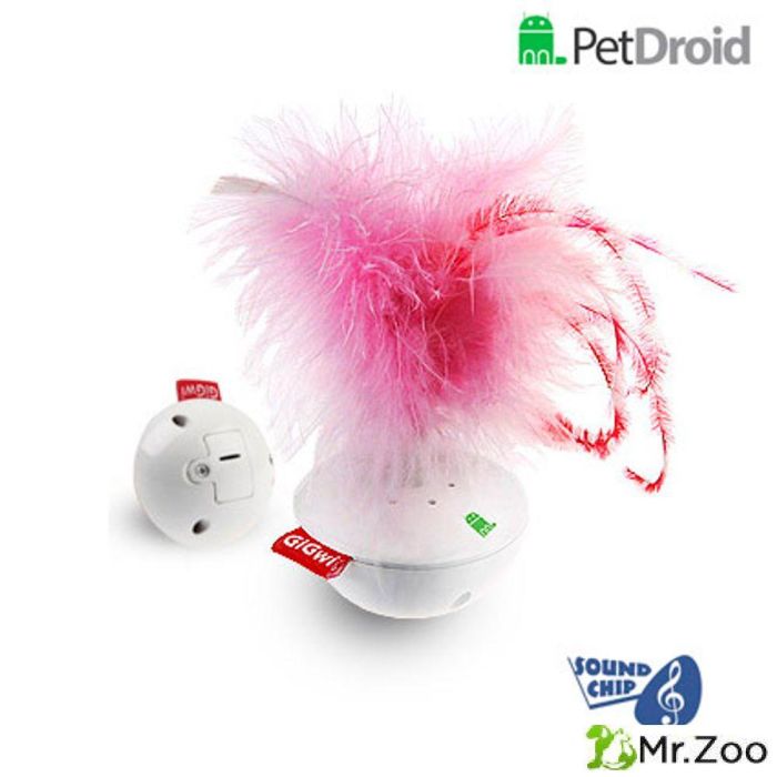 Gigwi PETDROID Игрушка для кошек интерактивная Мелоди Тумблер со звуковым чипом 14см