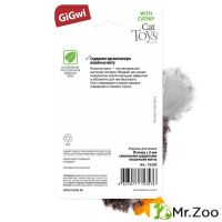 Gigwi REFILLABLE CATNIP Игрушка для кошек Утка с кошачьей мятой 13см