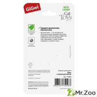 Gigwi CATCH & SCRATCH Игрушка для кошек Енот с кошачьей мятой 8см