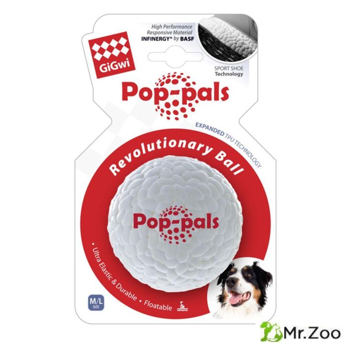 Gigwi POP PALS игрушка для собак мяч 7 см