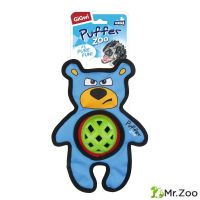 Gigwi PUFFER ZOO игрушка для собак медведь с пищалкой 26 см