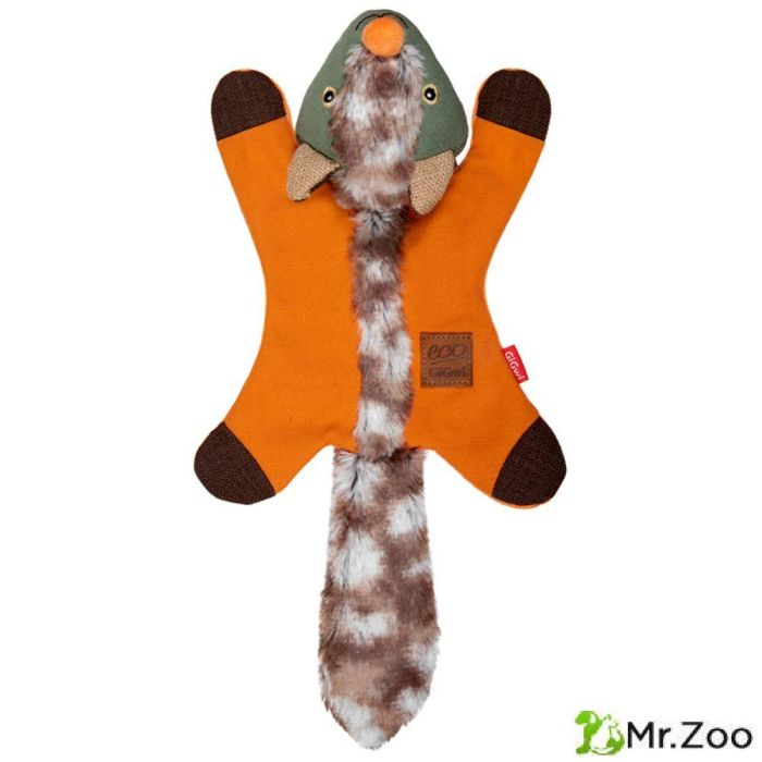 Gigwi CATCH & FETCH ECO игрушка для собак лисичка с пищалкой 39 см