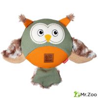Gigwi CATCH & FETCH ECO игрушка для собак сова с большой пищалкой 31 см