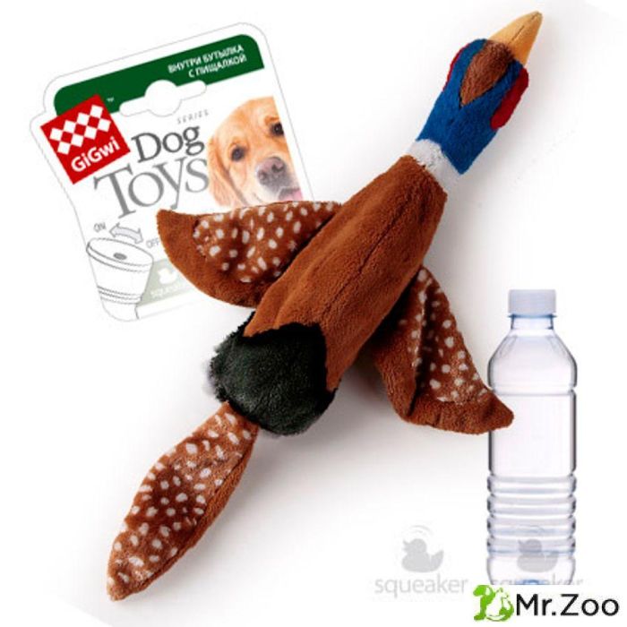 Gigwi CATCH & FETCH игрушка для собак птица с бутылкой-пищалкой 57 см
