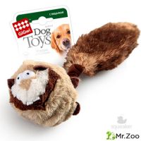 Gigwi CATCH & FETCH игрушка для собак барсук с пищалками 26 см