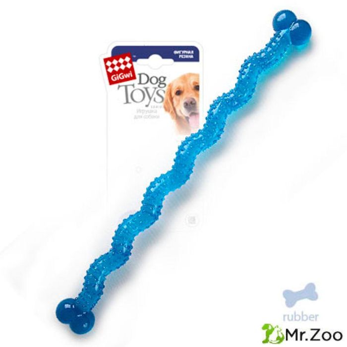 Gigwi CATCH & FETCH игрушка для собак косточка резиновая длинная 48 см