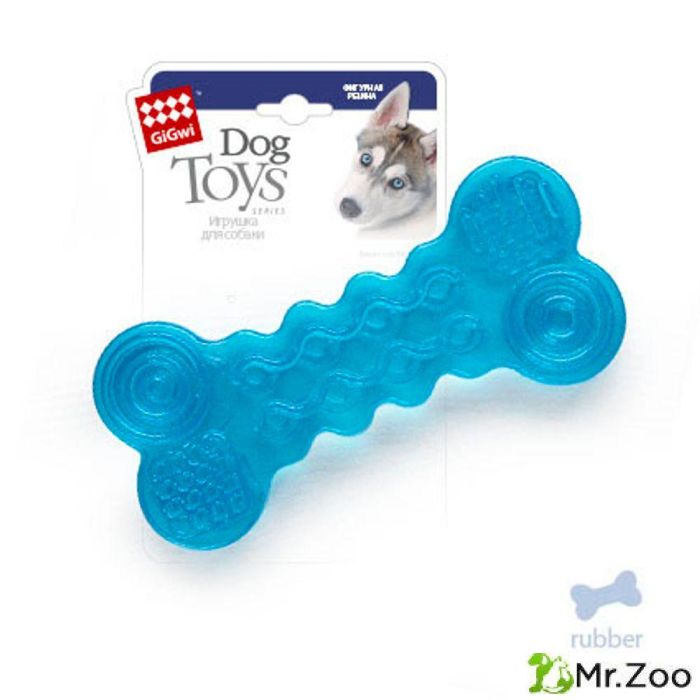 Gigwi CATCH & FETCH игрушка для собак косточка резиновая малая 13 см