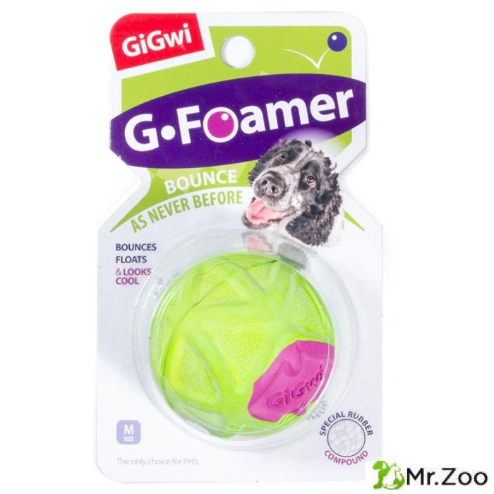 Gigwi G-FOAMER игрушка для собак мячик полнотелый 6,5 см