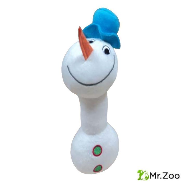 Gigwi X-mas TALES игрушка для собак снеговик с пищалкой 21 см