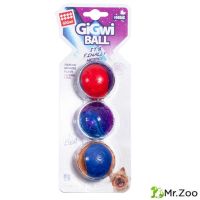 Gigwi BALL игрушка для собак три мяча с пищалкой 5 см