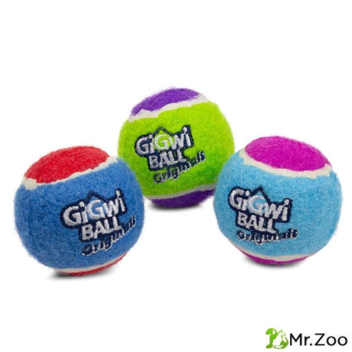 Gigwi BALL Originals игрушка для собак три мяча с пищалкой 6,3 см