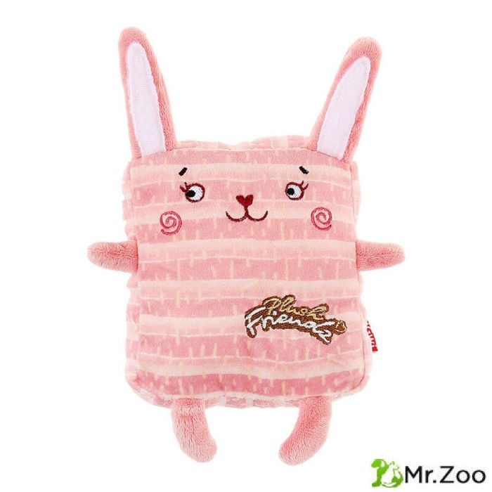 Gigwi PLUSH FRIENDZ игрушка для собак кролик с пищалкой 12 см