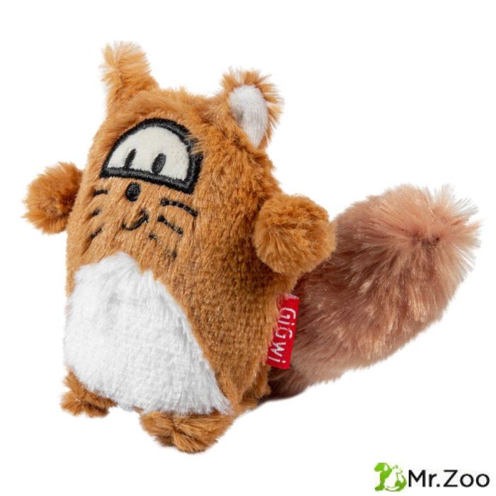 Gigwi PLUSH FRIENDZ игрушка для собак лиса с большой пищалкой 18 см