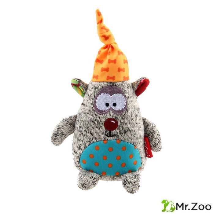 Gigwi PLUSH FRIENDZ игрушка для собак медведь с пищалкой 10 см