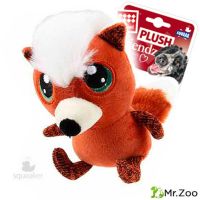 Gigwi PLUSH FRIENDZ игрушка для собак лиса с большими глазами с пищалкой 16 см