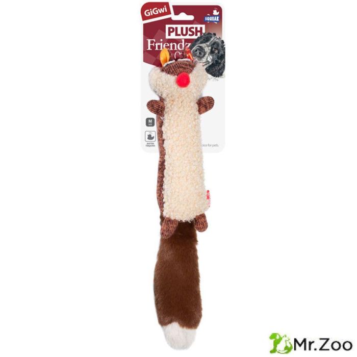 Gigwi Gigwi PLUSH FRIENDZ игрушка для собак лиса с пищалкой 9 см