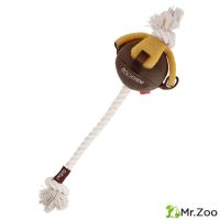 Gigwi GUM GUM DOG ECO игрушка для собак мяч на веревке из экорезины 40 см