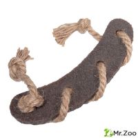 Gigwi GUM GUM DOG ECO игрушка для собак сосиска c веревкой из экорезины 21,5 см