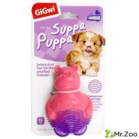 Gigwi SUPPA PUPPA игрушка для маленьких собак бегемотик с пищалкой 9 см