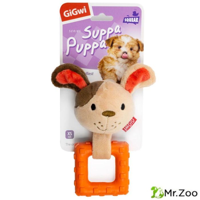 Gigwi SUPPA PUPPA игрушка для маленьких собак собачка с пищалкой 15 см