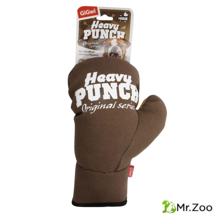 Gigwi HEAVY PUNCH игрушка для собак боксерская перчатка с пищалкой 23 см
