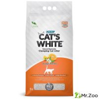 Cat's White Orange комкующийся наполнитель с ароматом апельсина для кошачьего туалета