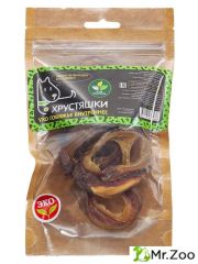 Лакомство для собак Хрустяшки Ухо говяжье внутреннее