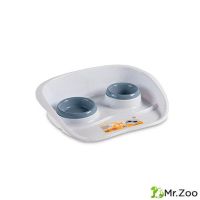 Stefanplast Подставка с мисками 0,25/0,3 л