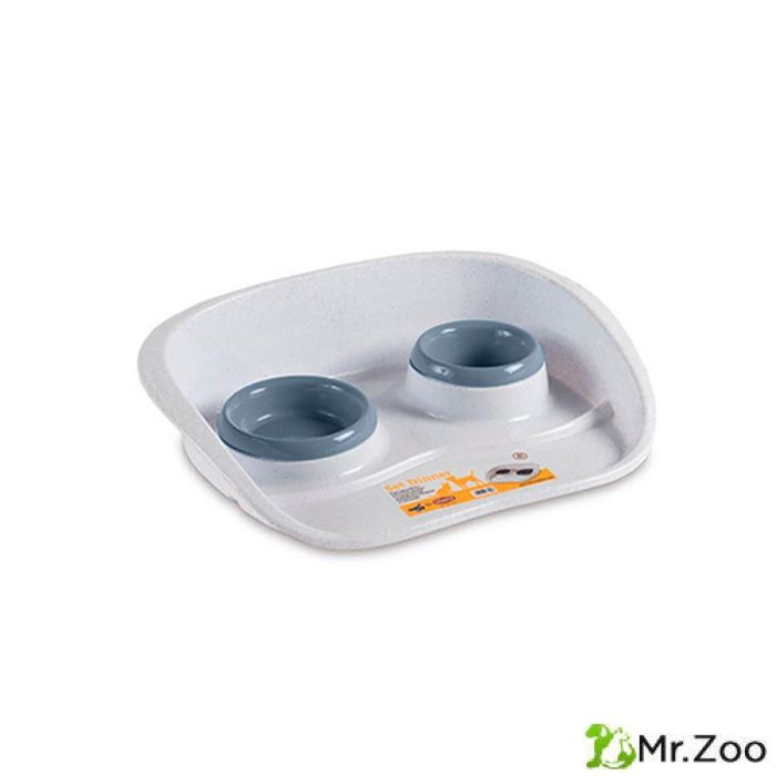 Stefanplast Подставка с мисками 0,25/0,3 л