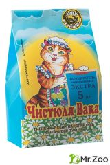 Наполнитель "Чистюля ВАКА" Экстра комкующийся 5л.