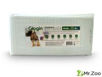 Пеленка GLOGIN SUPER впитывающая одноразовая для животных с суперабсорбентом, 60Х60 см, 30 шт