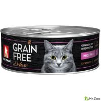Зоогурман "GRAIN FREE" влажный корм для кошек индейка