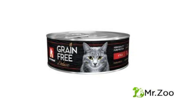 Зоогурман "GRAIN FREE" влажный корм для кошек утка