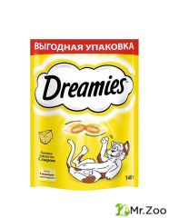 Лакомство Dreamies для кошек лакомые подушечки с сыром