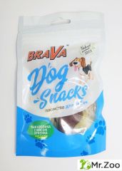 BRAVA  Лакомство для собак уши кролика с мясом ягненка