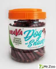 BRAVA Лакомство для собак палочки из мяса ягненка