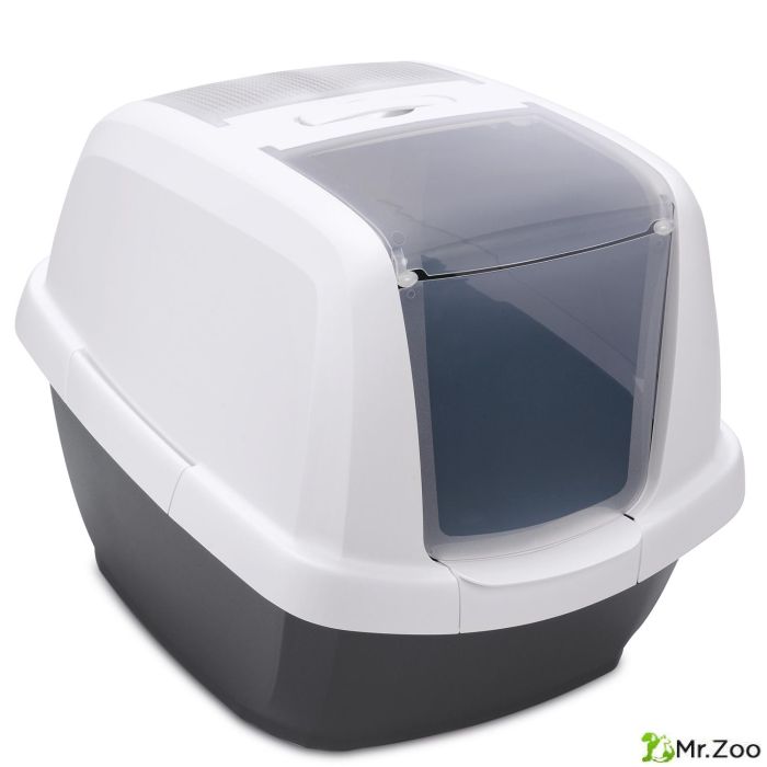 Био-туалет IMAC MADDY для кошек, белый/антрацит 65х47,5х47,5