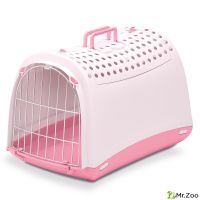Переноска IMAC LINUS CABRIO для кошек и собак нежно-розовый 50х32х34
