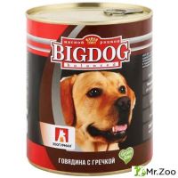 Зоогурман "BIG DOG" влажный корм для собак говядина с гречкой