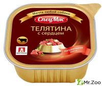 Зоогурман СпецМяс консервы для собак телятина с сердцем