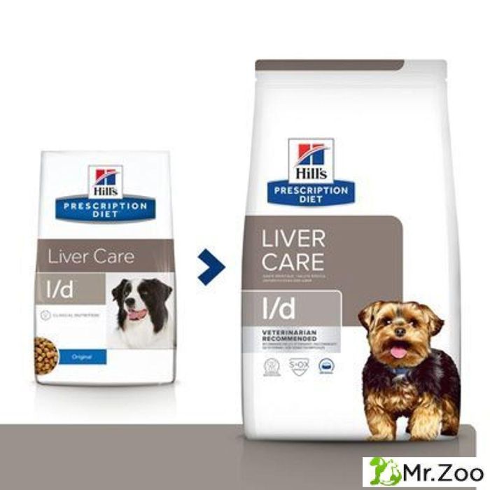 Сухой диетический корм Hill's Prescription Diet l/d Liver Care для собак при заболеваниях печени