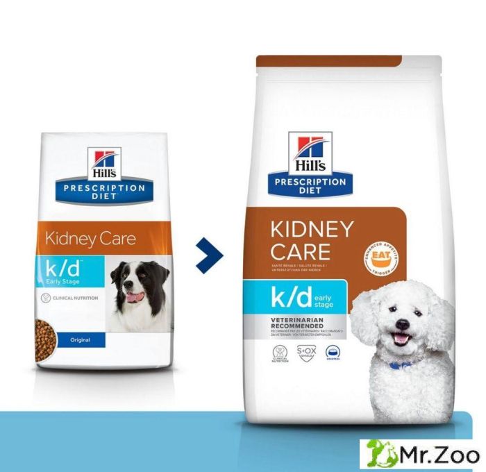 Сухой диетический корм Hill's Prescription Diet k/d Early Stage для собак при ранней стадии болезни почек